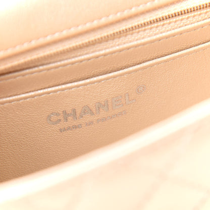 Chanel Metallic Sheepskin Quilted 2.55 Reissue Mini Flap Beige 8 of 10