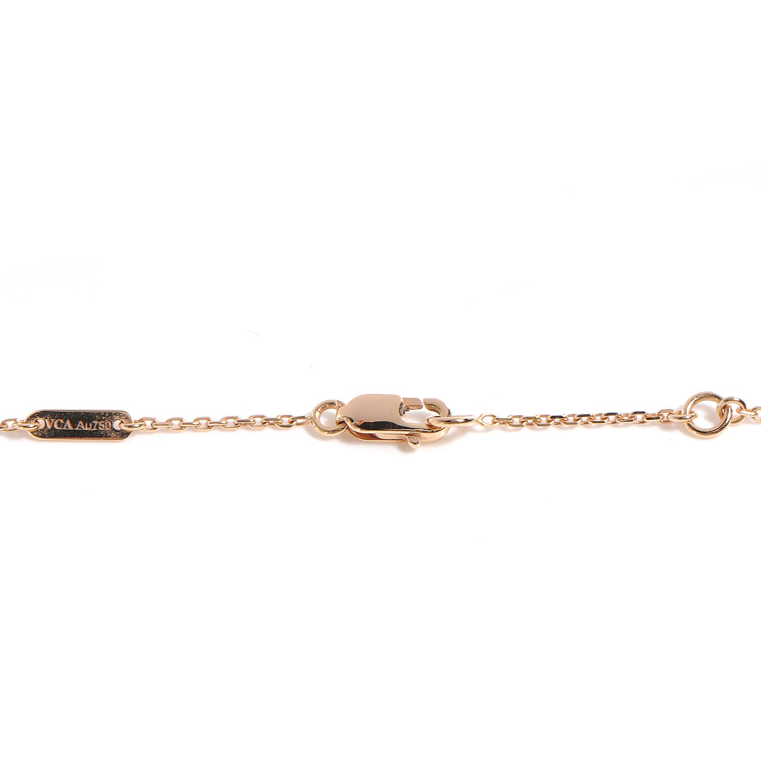 Van Cleef & Arpels 18K Rose Gold Sweet Alhambra Pendant Necklace 6 of 7