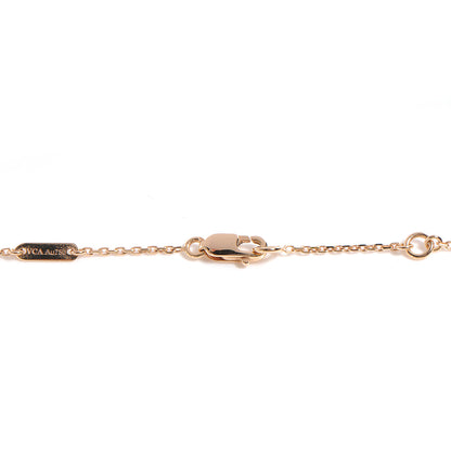 Van Cleef & Arpels 18K Rose Gold Sweet Alhambra Pendant Necklace 6 of 7