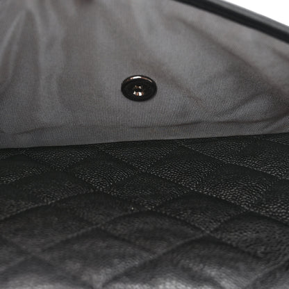 Chanel Caviar Quilted Large French Riviera Flap Black 6 of 13
