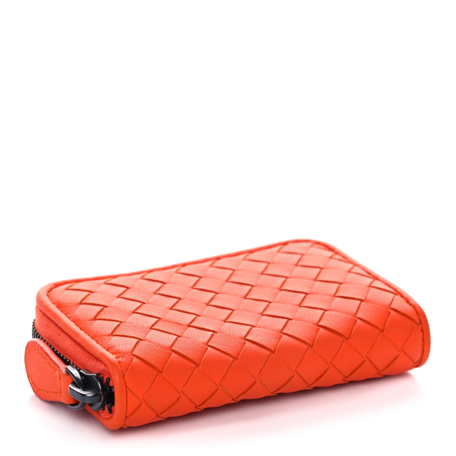 Bottega Veneta Nappa Intrecciato Zip Around Coin Purse 4 of 10