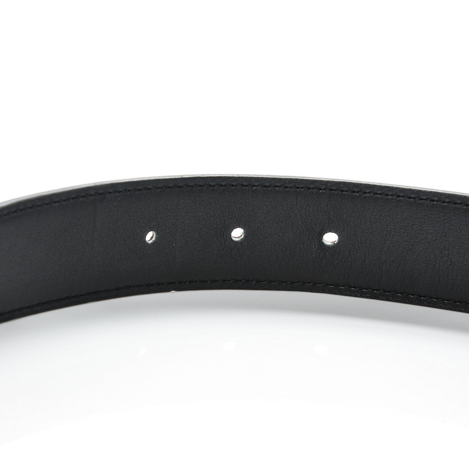 Hermes Epsom Swift 32mm H Belt 95 Etoupe Noir 5 of 6