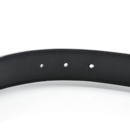 Hermes Epsom Swift 32mm H Belt 95 Etoupe Noir 5 of 6