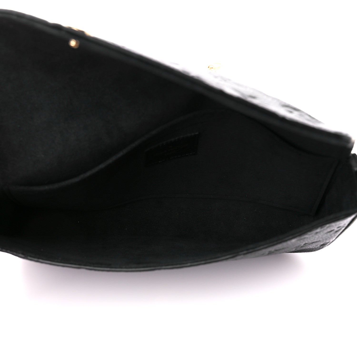 Louis Vuitton Empreinte Pochette Felicie Chain Wallet Black 6 of 12