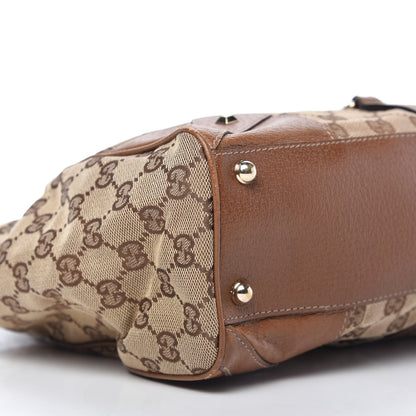 Gucci Monogram Calfskin Large Bardot Shoulder Bag Brown 6 of 10