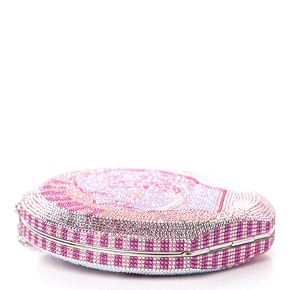 Judith Leiber Crystal No Ceilings Dime Disc Bag Pink 6 of 14