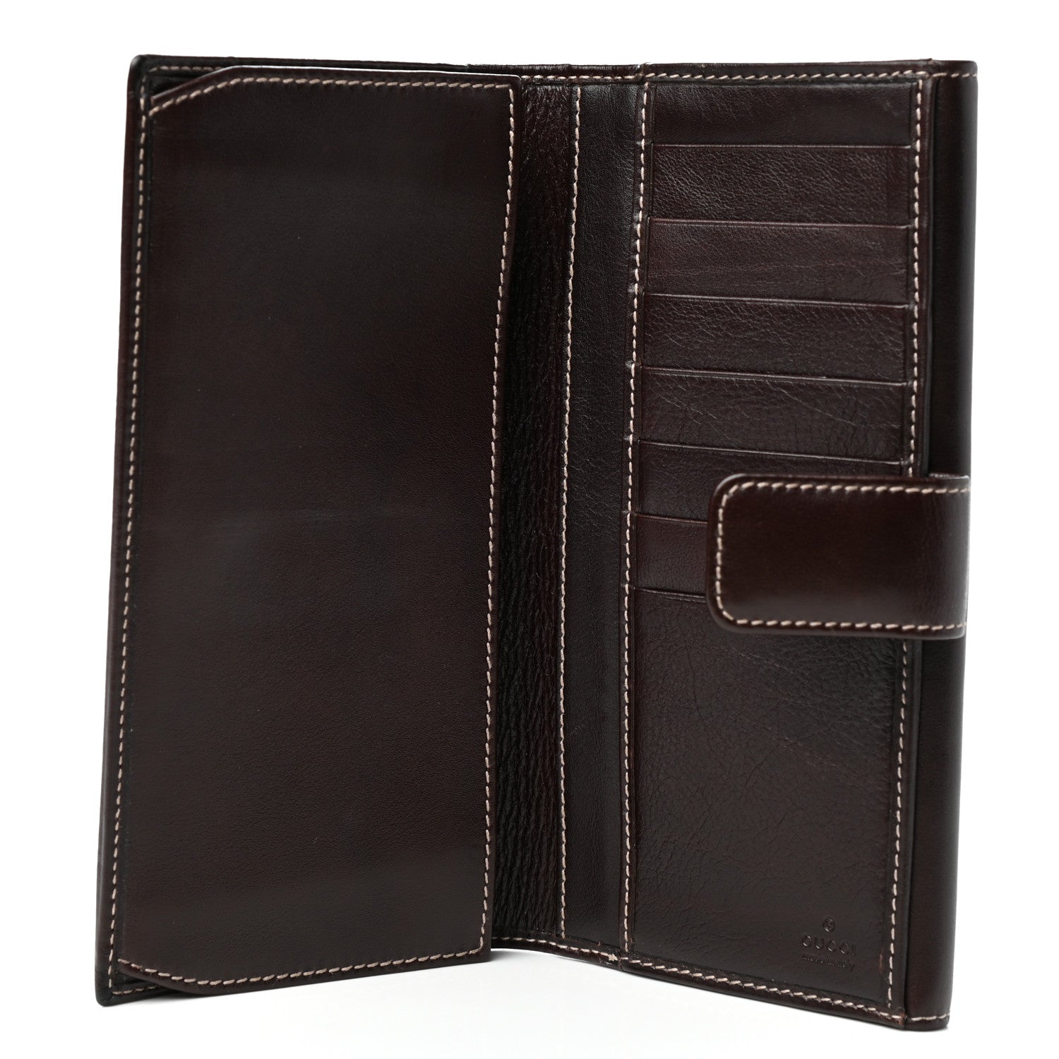 Gucci Calfskin Britt Continental Wallet Brown 5 of 6