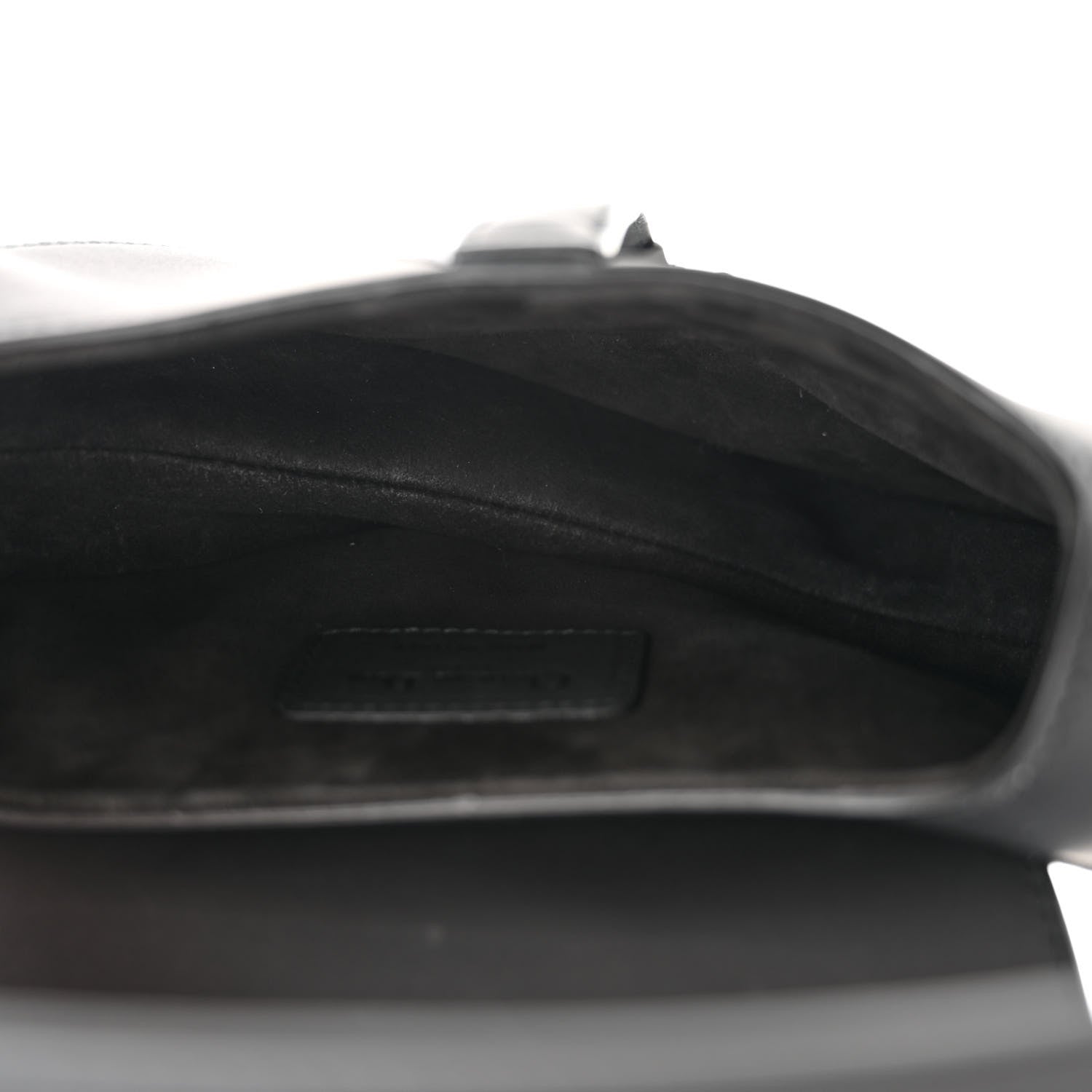 Christian Dior Ultra Matte Calfskin Mini Saddle Bag Black 5 of 10
