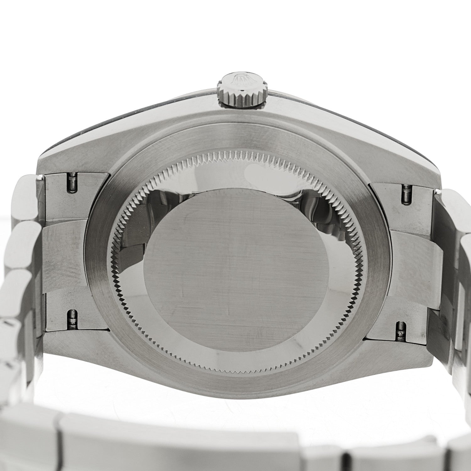 Rolex Stainless Steel 18K White Gold 41mm Oyster Perpetual Datejust Watch Bright Blue 126334 4 of 5