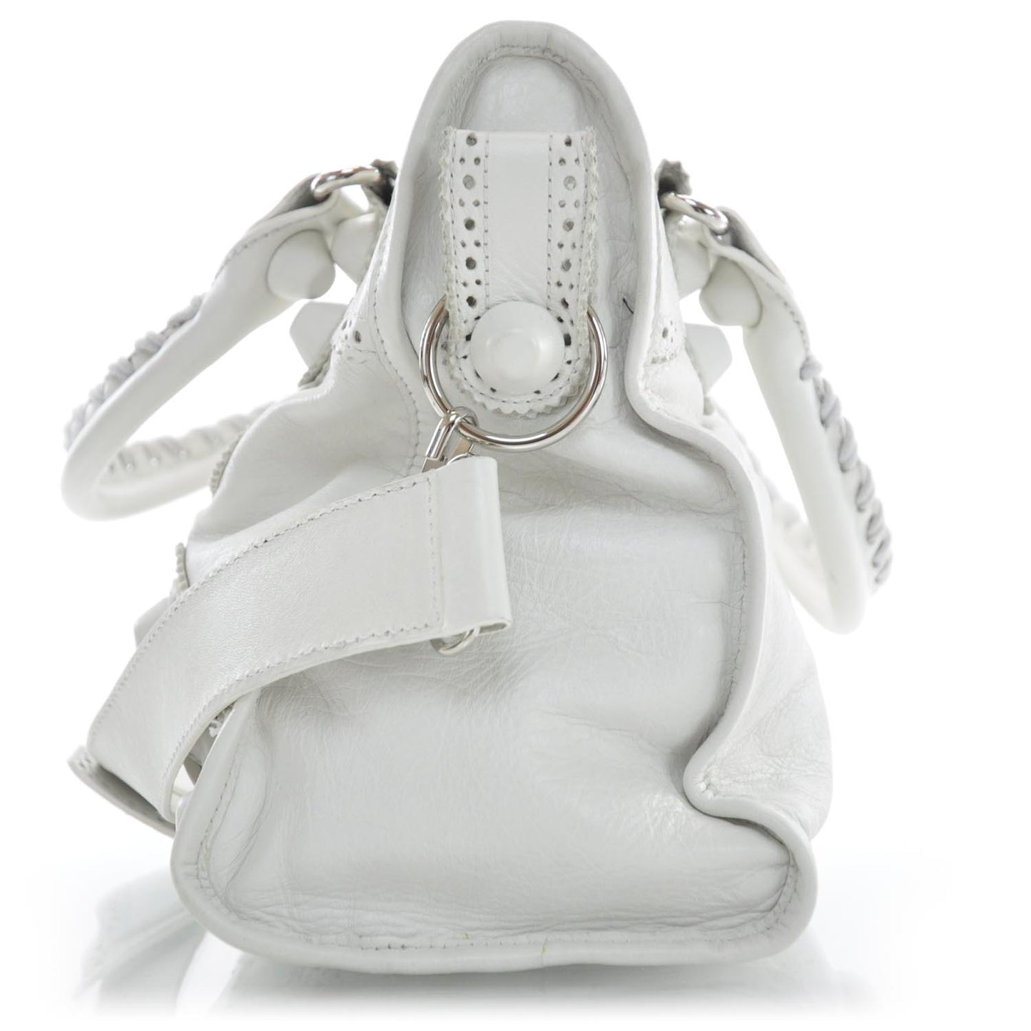 Agneau Giant Brogues Hardware City White