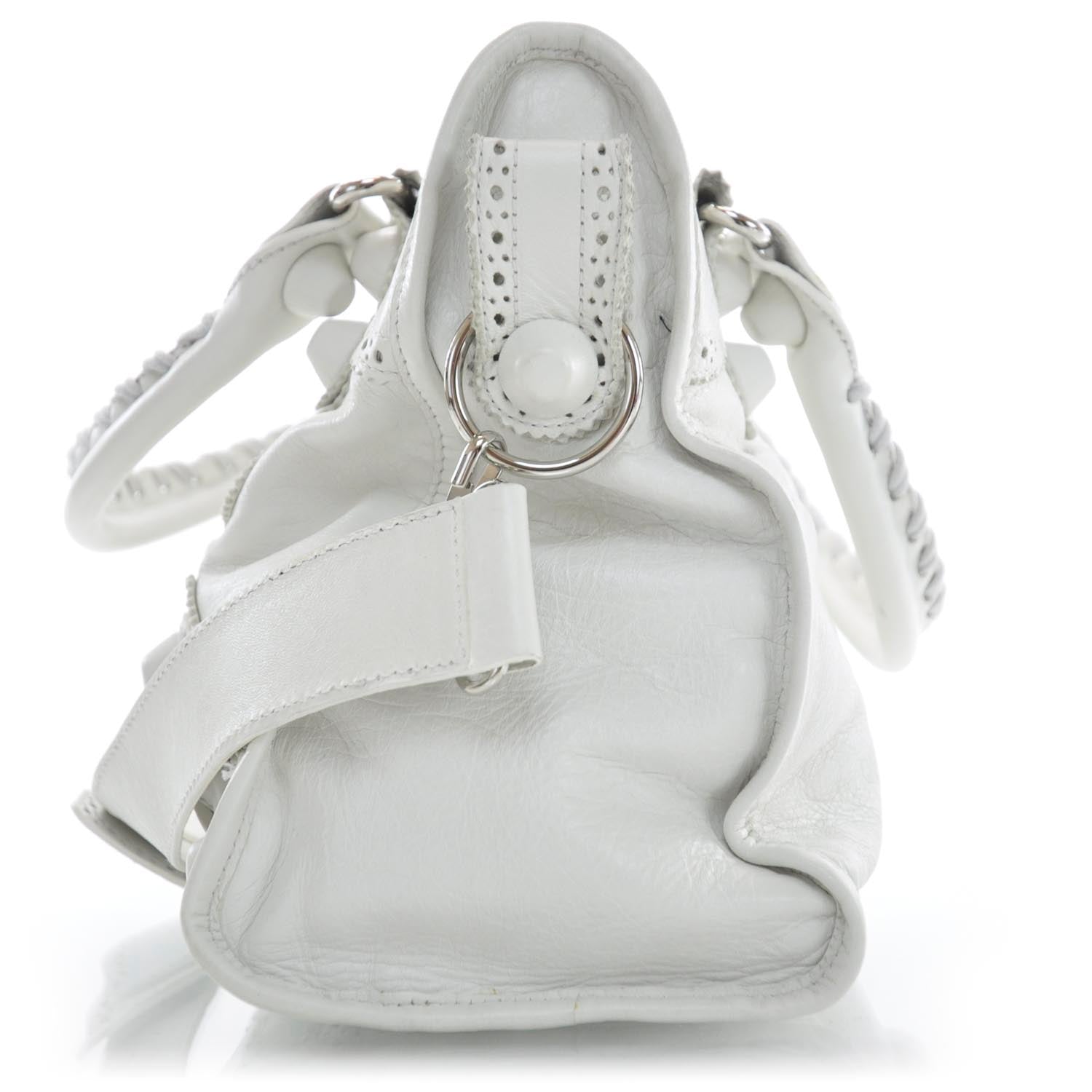Balenciaga Agneau Giant Brogues Hardware City White 4 of 9
