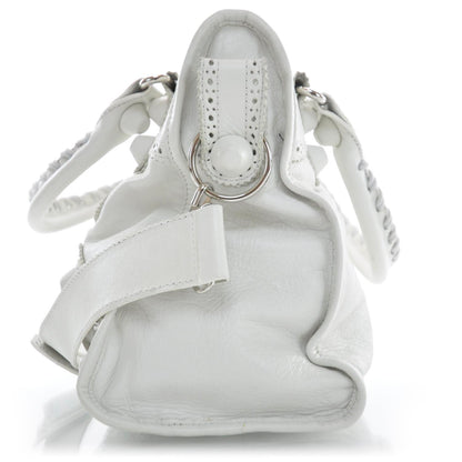 Balenciaga Agneau Giant Brogues Hardware City White 4 of 9