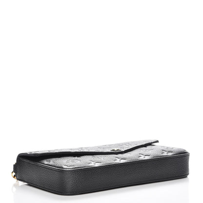 Louis Vuitton Empreinte Pochette Felicie Chain Wallet Black 4 of 9