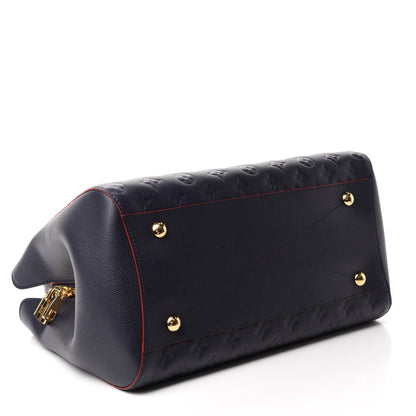 Louis Vuitton Empreinte Montaigne GM Marine Rouge 4 of 10