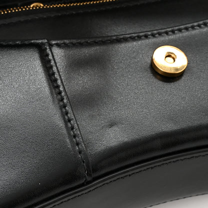 Balenciaga Shiny Box Calfskin Hourglass Chain Bag Black 10 of 10