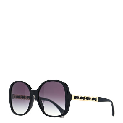 Chanel Acetate Chain Sunglasses 5470-Q-A Black 1 of 6