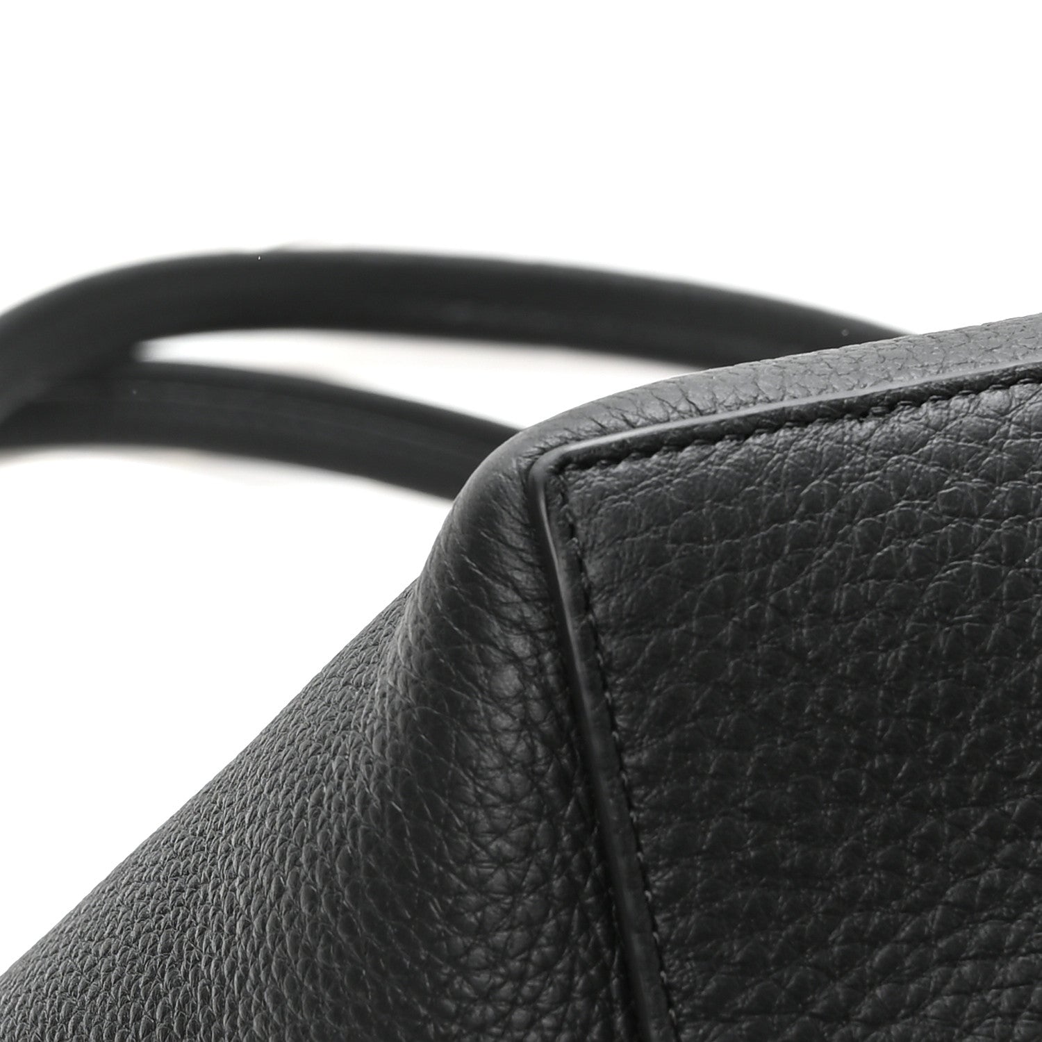 The Row Grained Calfskin Park Tote Three Black 10 of 11
