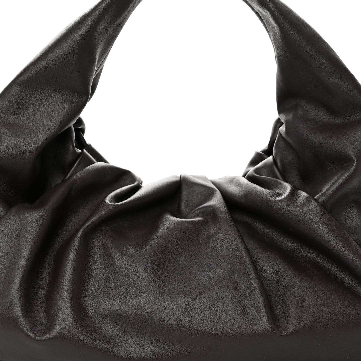 Smooth Butter Calfskin Large The Shoulder Pouch Brownie