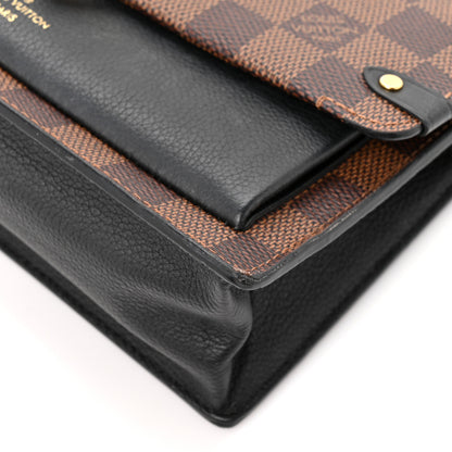 Louis Vuitton Damier Ebene Vavin Chain Wallet Black 7 of 11