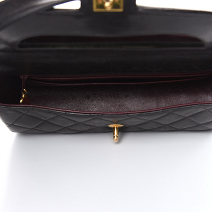 Chanel Lambskin Quilted East West Flap Black 5 of 22