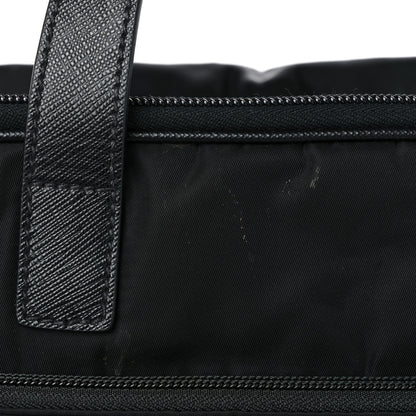 Prada Tessuto Nylon Saffiano Briefcase Black 13 of 14