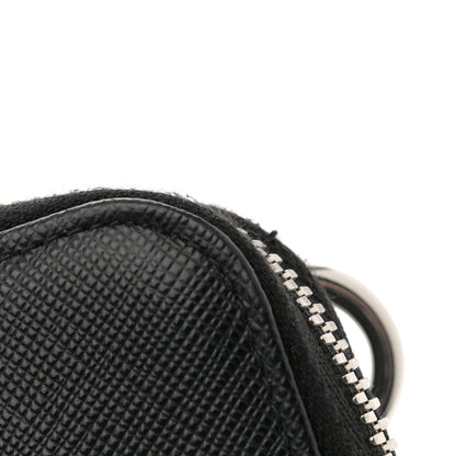 Prada Saffiano Phone Crossbody Pouch Black 11 of 13