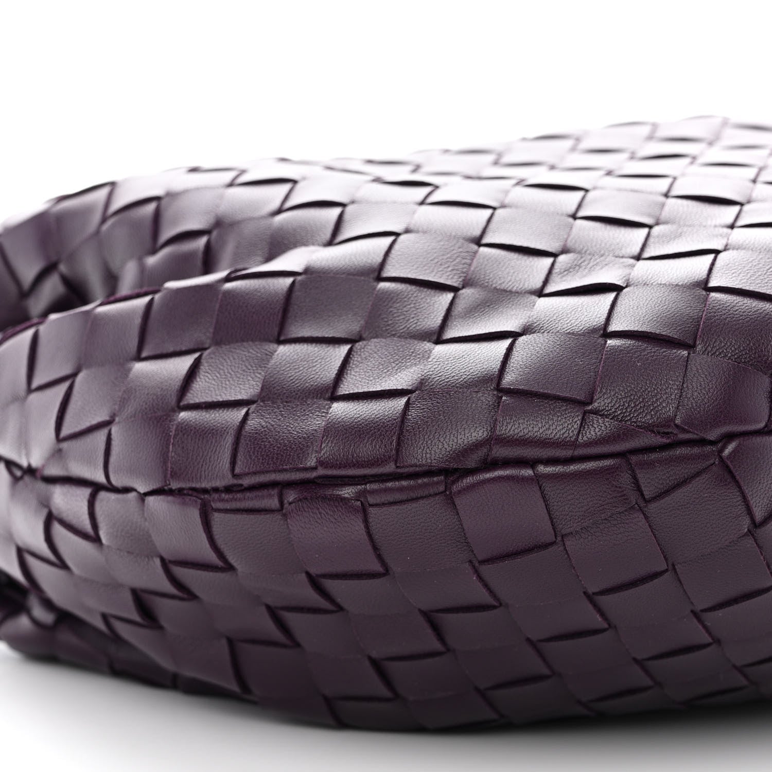 Bottega Veneta Nappa Intrecciato Teen Jodie Hobo Eggplant 9 of 10