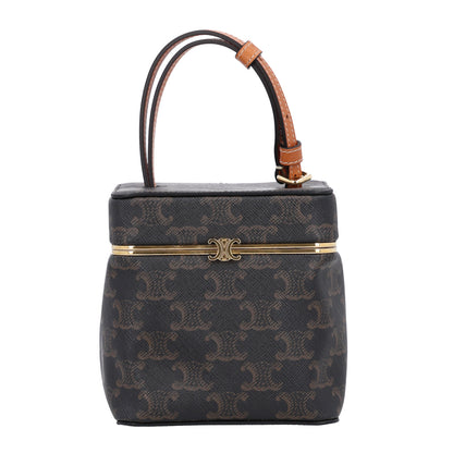 Celine Calfskin Triomphe Cube Frame Bag 1 of 9