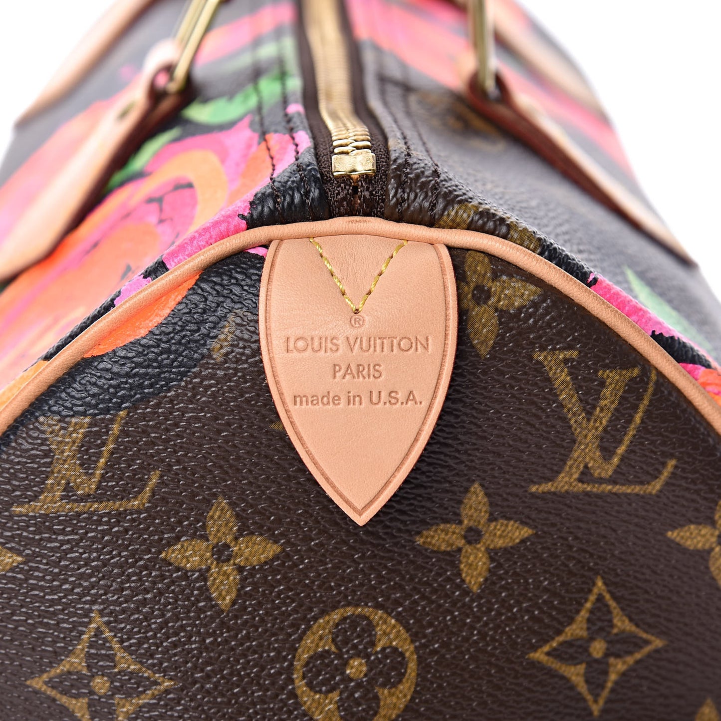 Monogram Roses Speedy 30