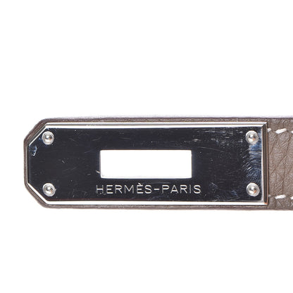 Hermes Taurillon Clemence Birkin 35 Etoupe 13 of 30