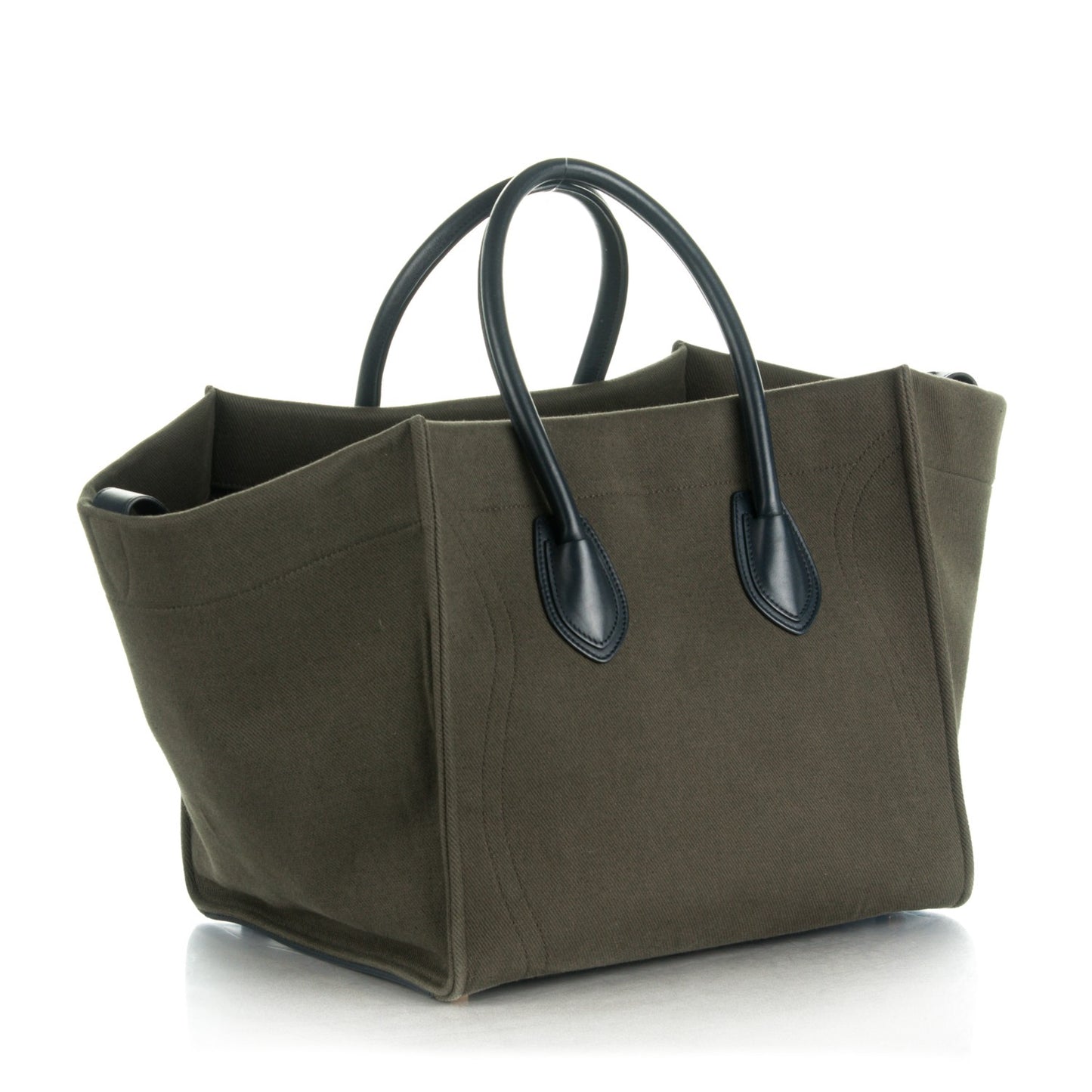 Cotton Canvas Medium Phantom Luggage Olive