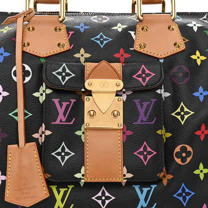 Louis Vuitton Monogram Multicolor Speedy 30 Black 8 of 11
