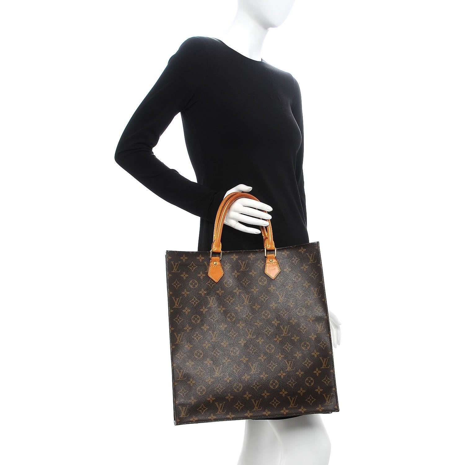 Louis Vuitton Monogram Sac Plat 2 of 14