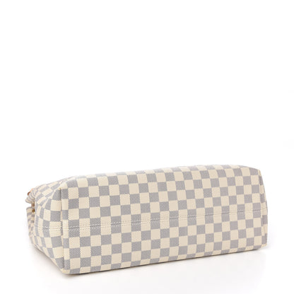 Louis Vuitton Damier Azur Graceful MM Rose Ballerine 3 of 9