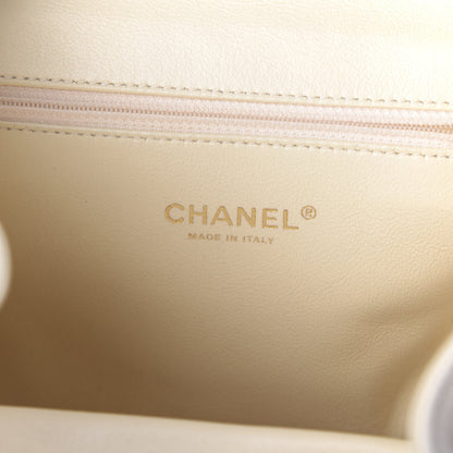 Chanel Caviar Quilted Business Affinity Backpack White 7 of 15
