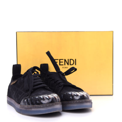 Fendi Corda FF Promenade Low Top Sneakers 37.5 Black 11 of 11
