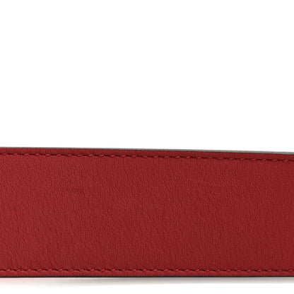 Gucci Moon Calfskin Torchon Double G 40mm Belt 85 34 Hibiscus Red 6 of 6