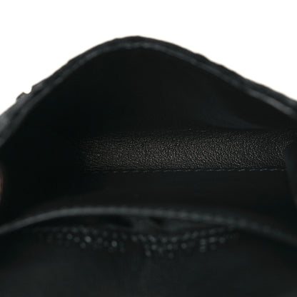 Christian Dior Oblique Smooth Calfskin Elite Shoulder Pouch Black 7 of 12