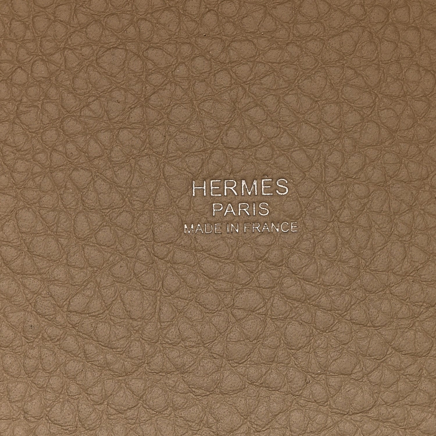 Hermes Taurillon Clemence Picotin Lock 22 MM Beton 6 of 11
