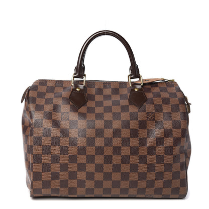 Louis Vuitton Damier Ebene Speedy 30 1 of 10
