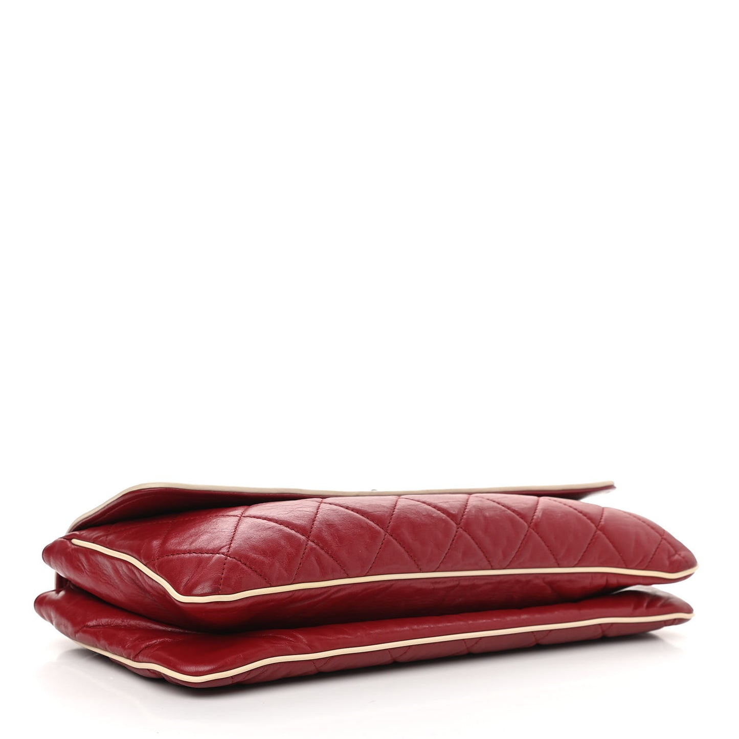Lambskin East West Mademoiselle Flap Red