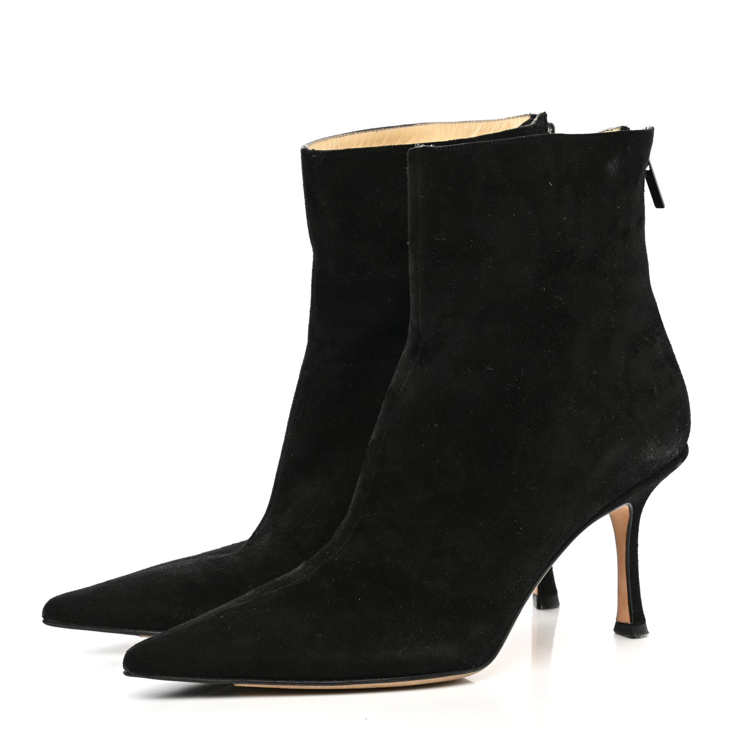 Suede Ankle Boots 39 Black