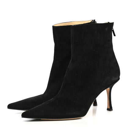 Jimmy Choo Suede Ankle Boots 39 Black 3 of 9