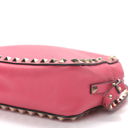 Valentino Garavani Calfskin Rockstud Camera Crossbody Bag Deep Rose 6 of 12