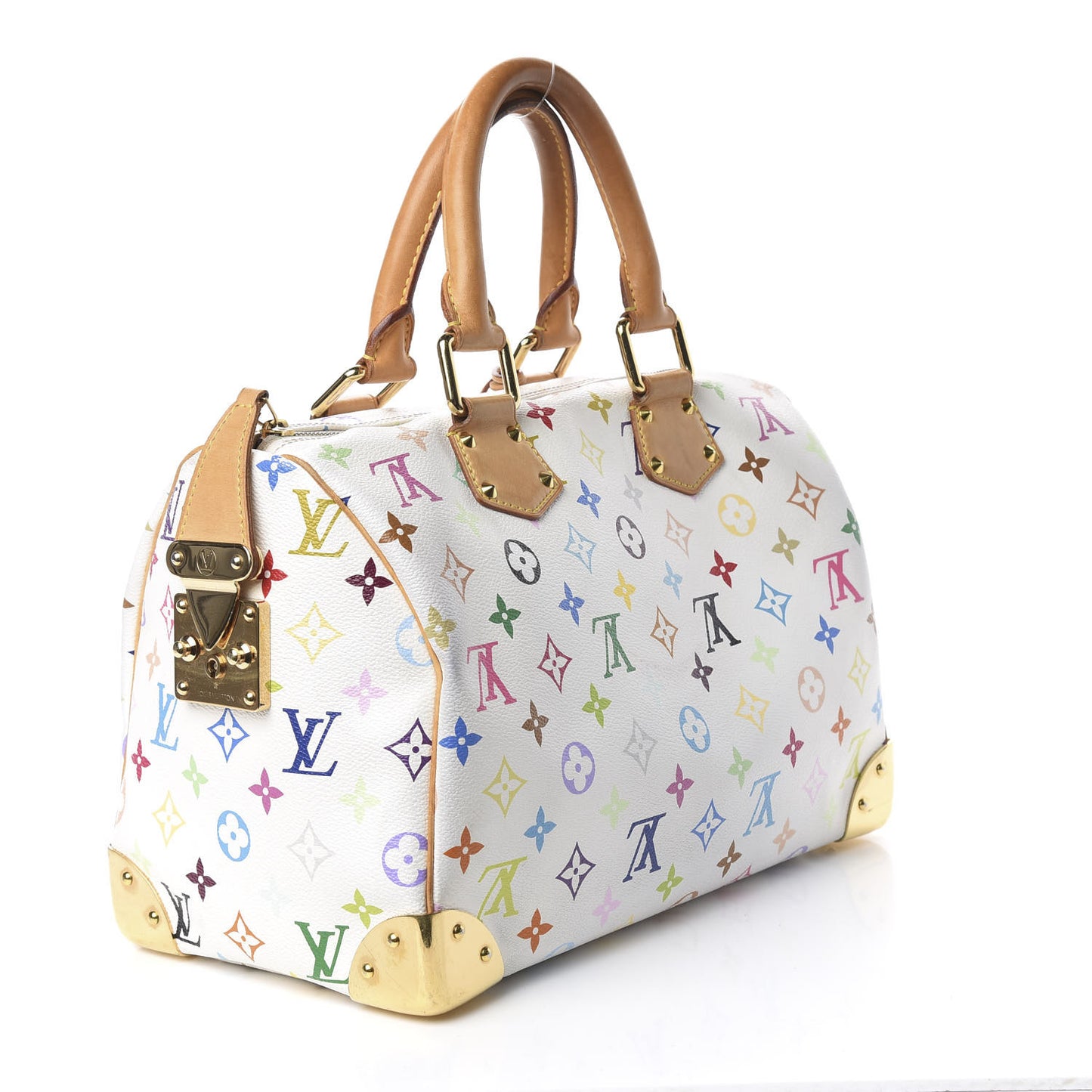 Monogram Multicolor Speedy 30 White