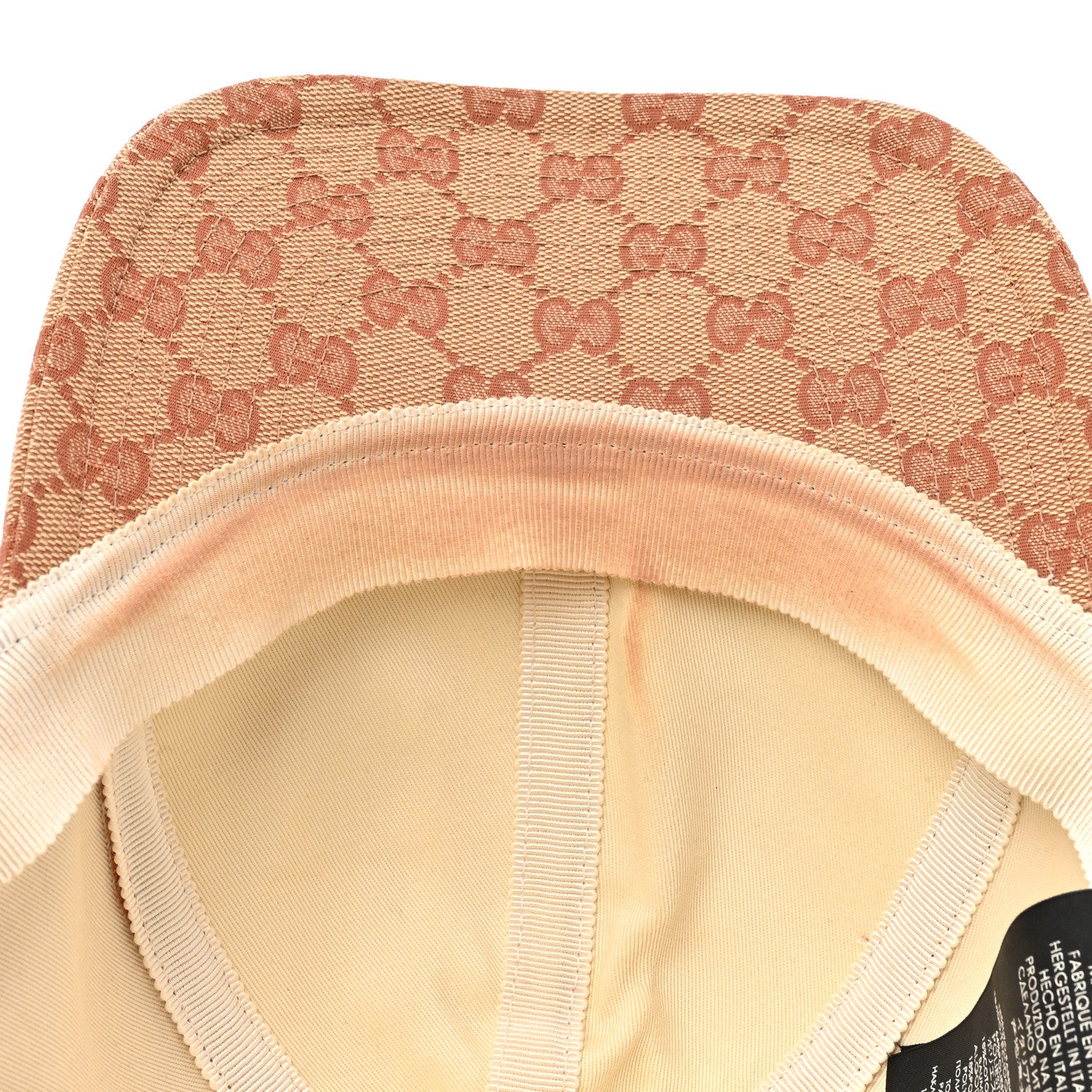 Gucci X MLB Monogram LA Dodgers Baseball Hat 57-61 Beige Ruggine 10 of 10