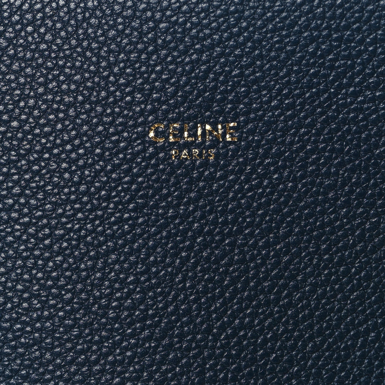 Celine Soft Grained Calfskin Small Belt Cabas Phantom Navy 6 of 11