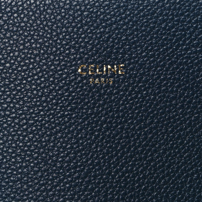 Celine Soft Grained Calfskin Small Belt Cabas Phantom Navy 6 of 11