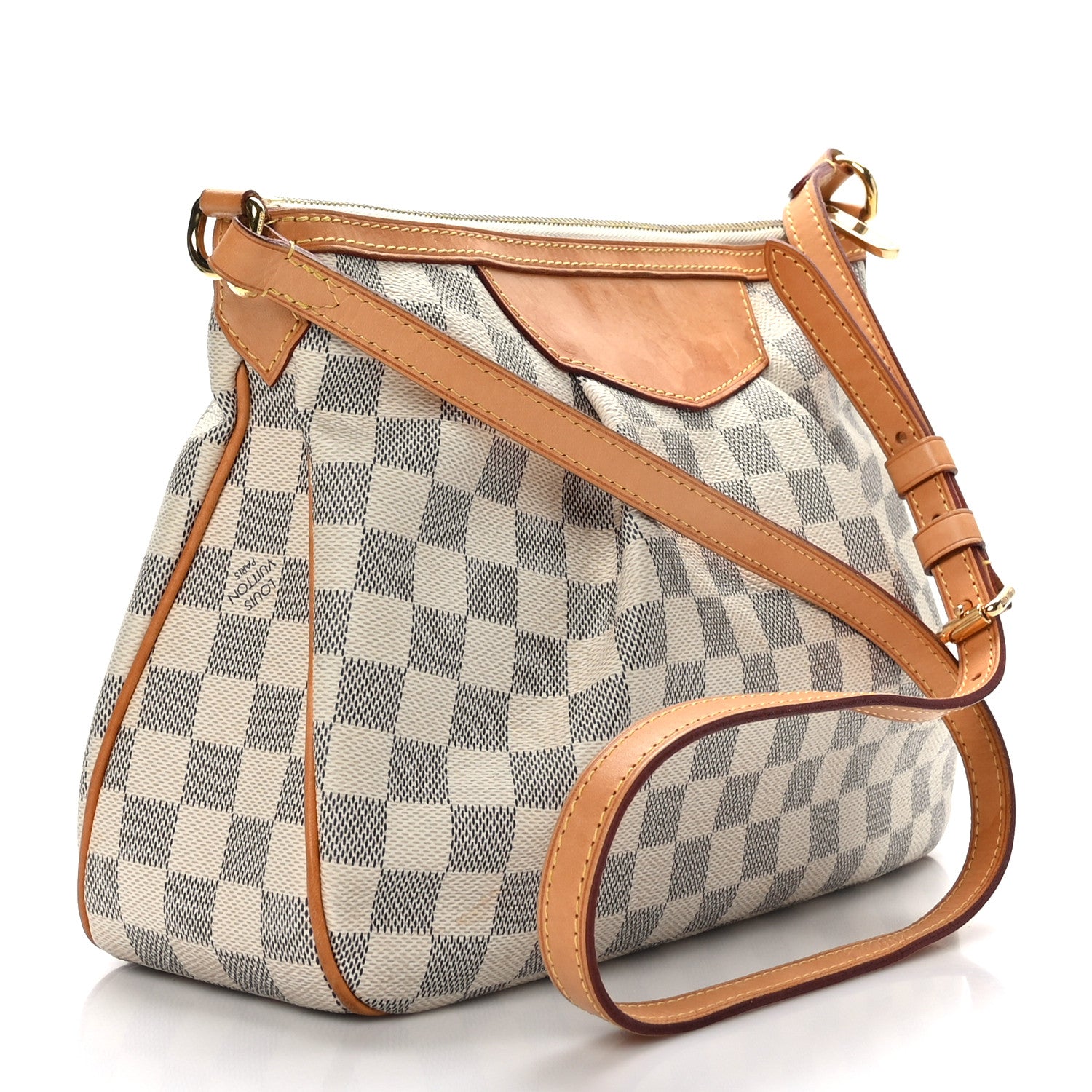 Louis Vuitton Damier Azur Siracusa PM 2 of 9
