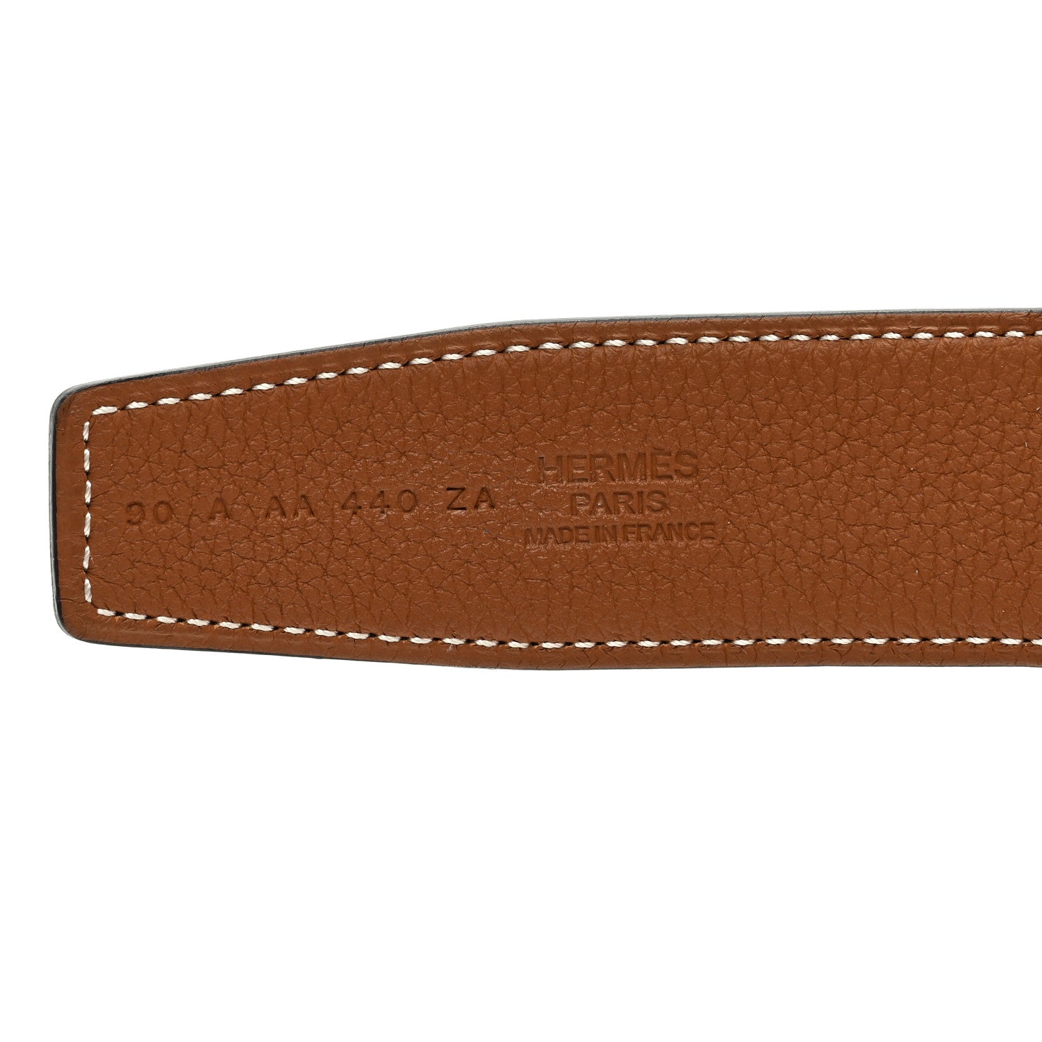 Hermes Box Togo 32mm H Belt 90 36 Black Gold 4 of 4